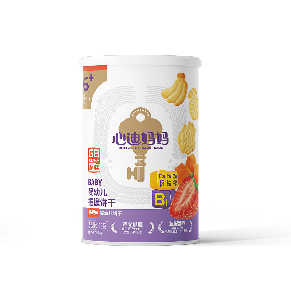 婴幼儿握握饼干果蔬味