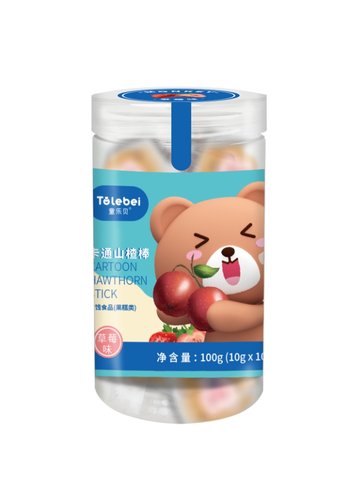 童乐贝卡通山楂草莓味
