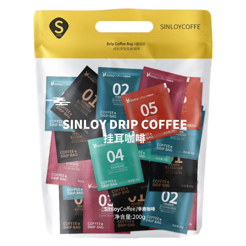sinloy挂耳咖啡01号混合装200g