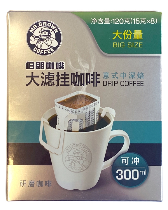伯朗大滤挂咖啡意式中深焙