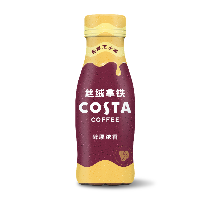 咖世家丝绒拿铁香草芝士味浓咖啡饮料 270ml PET瓶装
