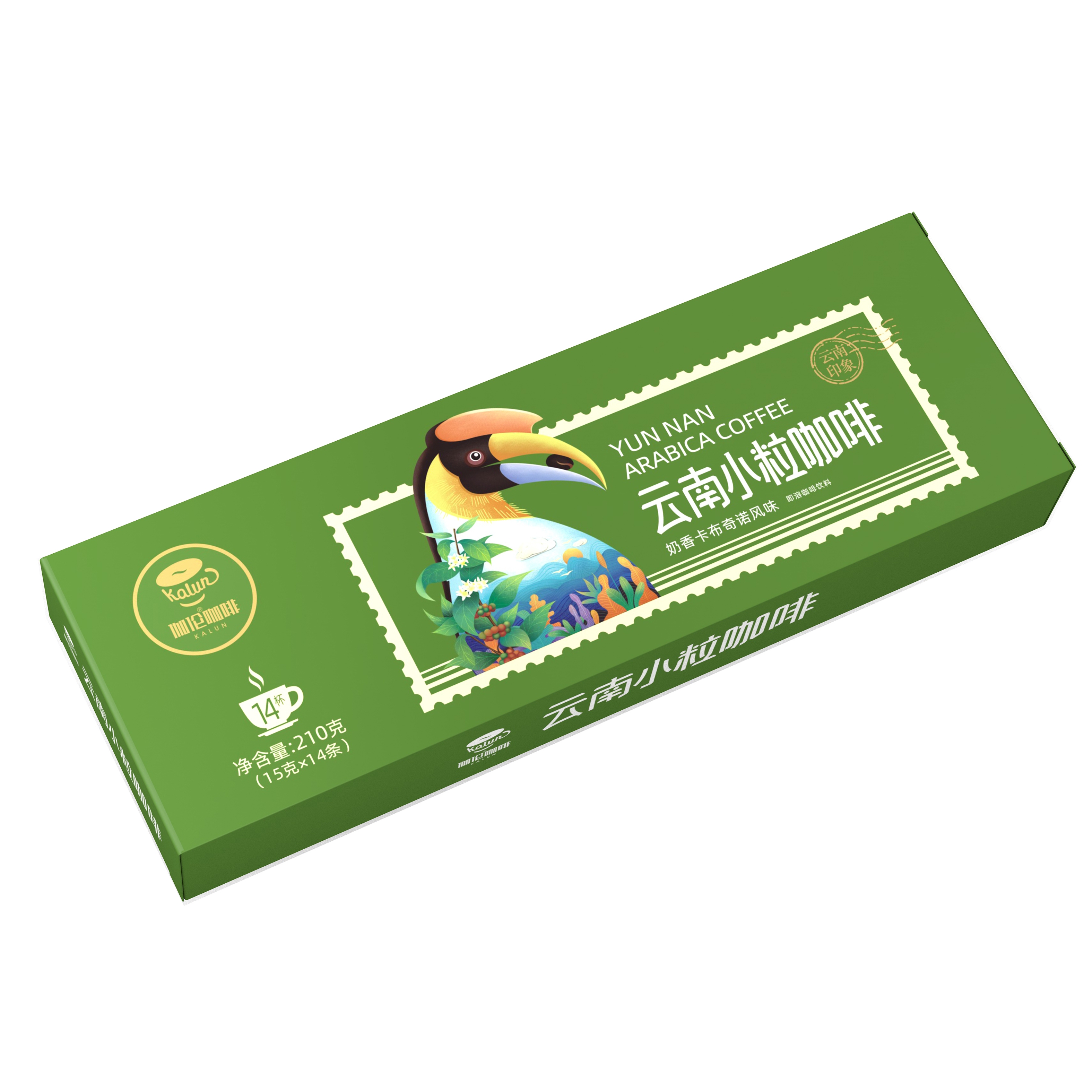 伽伦云南小粒咖啡奶香卡布奇诺风味