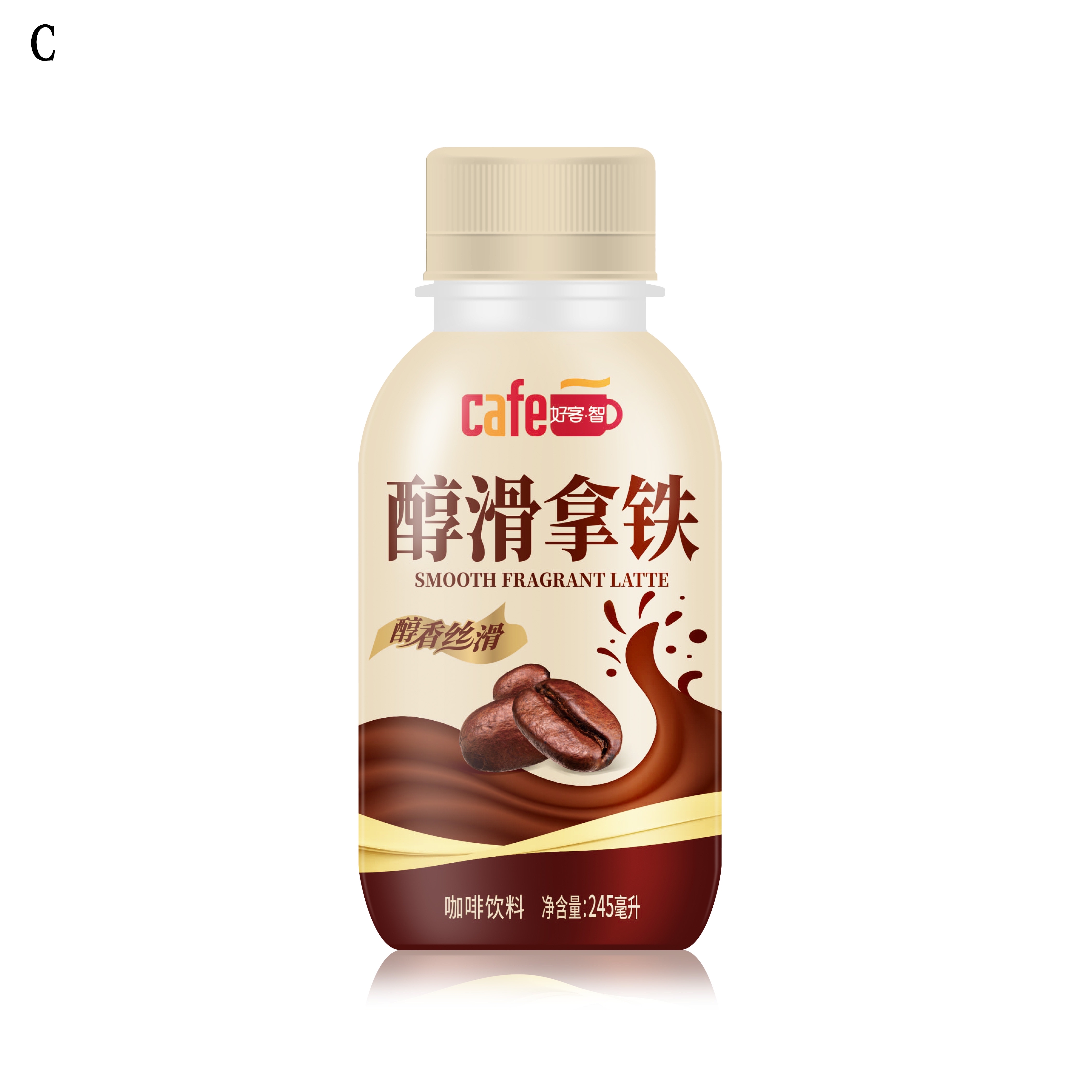 好客·智 醇滑拿铁咖啡饮料 245ml*15瓶