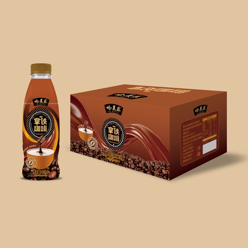 哈美乐 拿铁咖啡饮料 9瓶*410ml