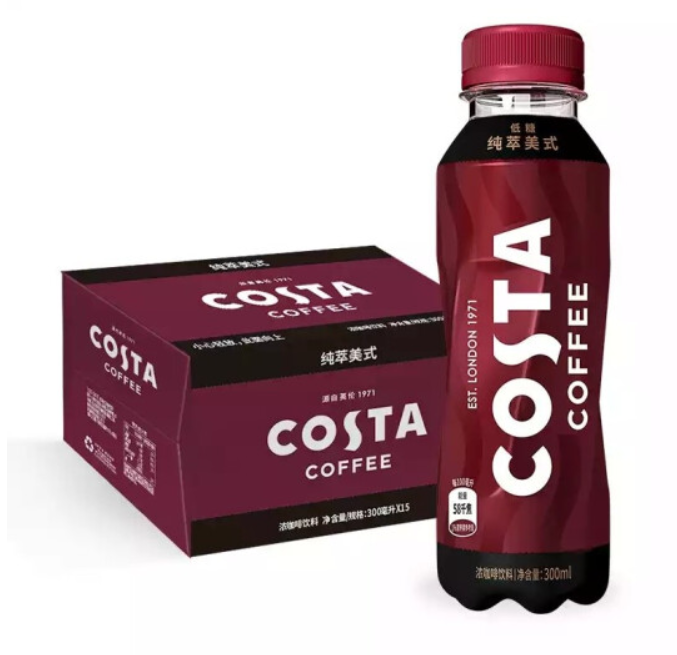 咖世家纯萃美式浓咖啡饮料 300ml/*15 全纸包