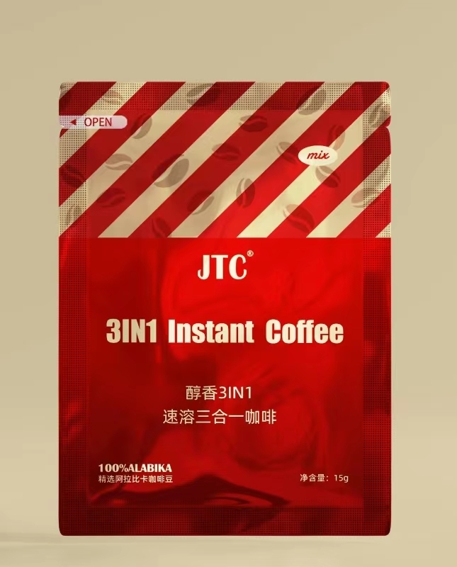 JTC醇香速溶三合一咖啡粉15g*一袋