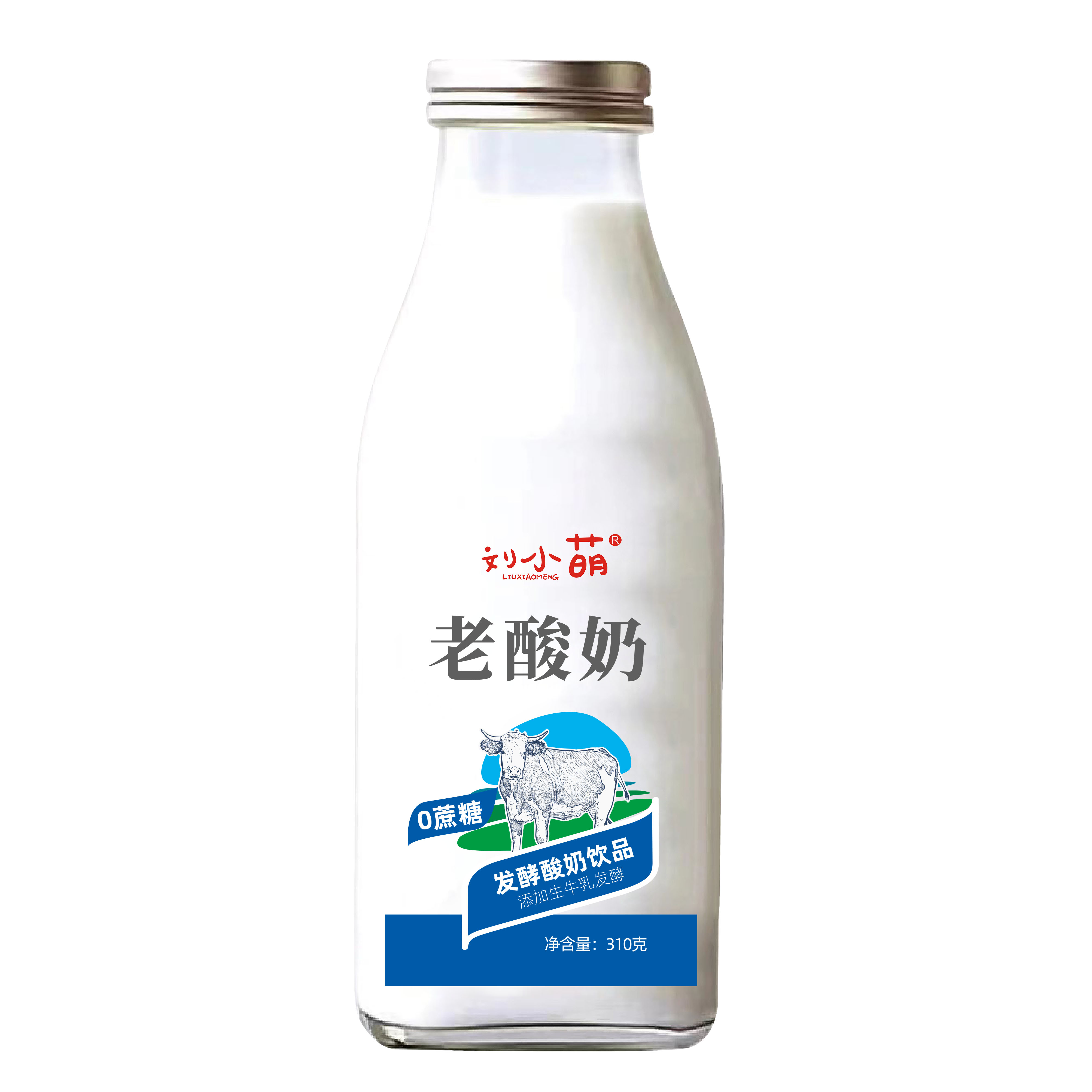 刘小萌老酸奶发酵酸奶饮品(原味)310克