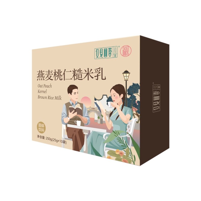 燕麦桃仁糙米乳