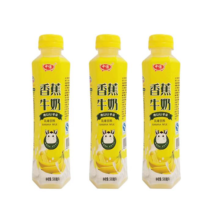 中博香蕉牛奶香蕉味500毫升