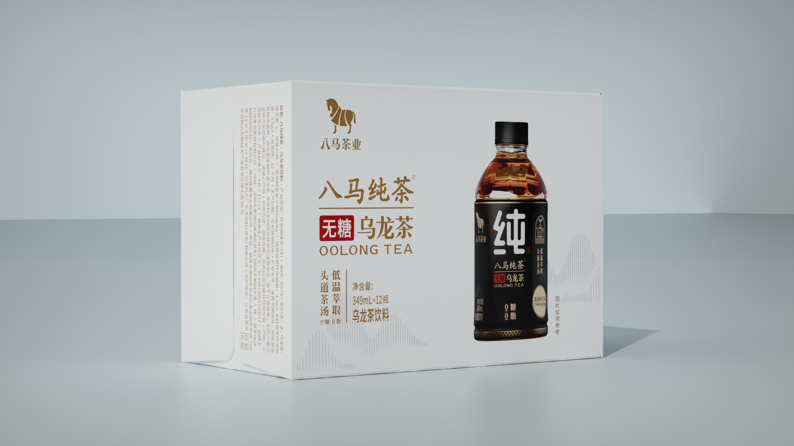 八马纯茶·乌龙茶饮料（349ml*12瓶）