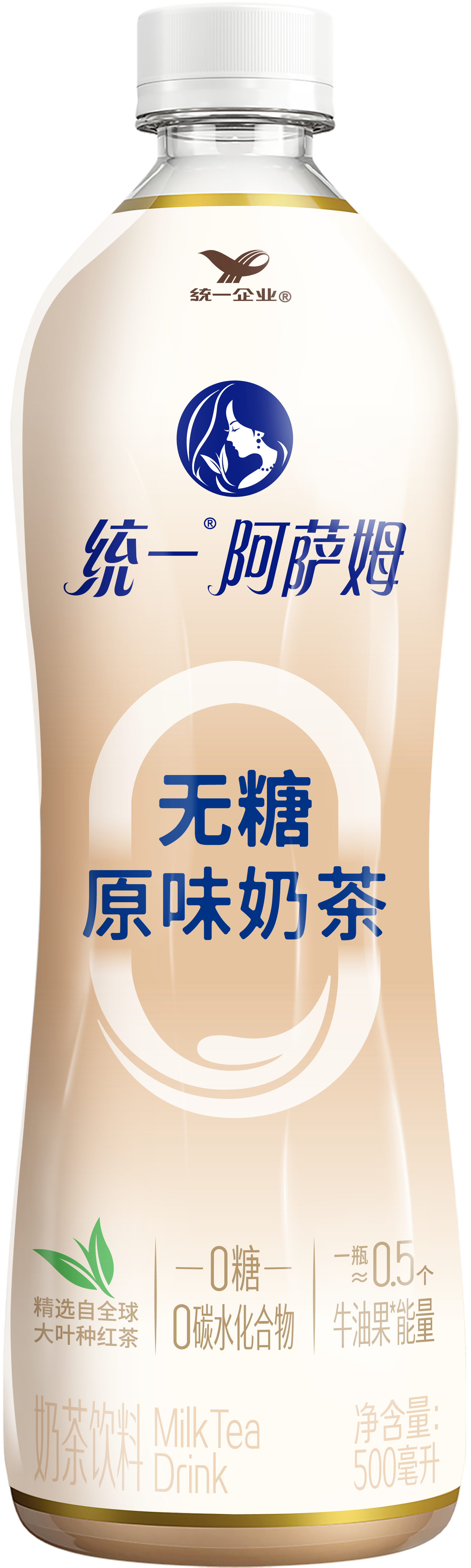 统一阿萨姆无糖原味奶茶