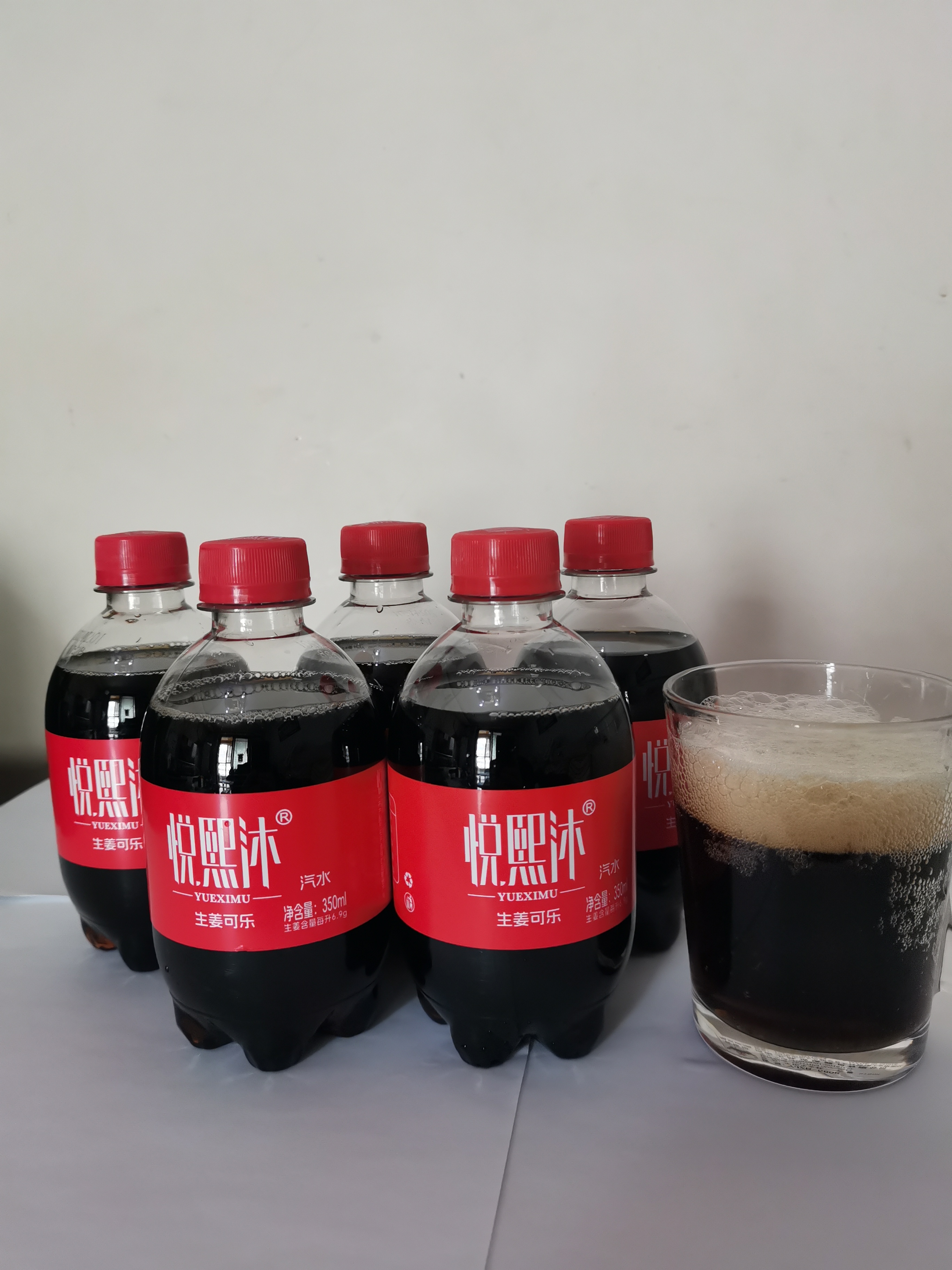 悦熙沐生姜可乐可乐型汽水350毫升