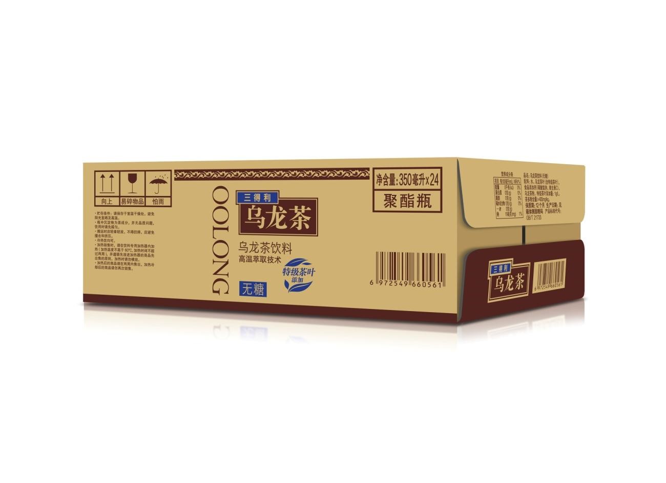 三得利无糖乌龙茶350ml*24