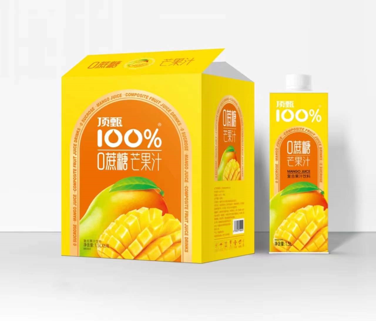 顶甄1.5升芒果复合果汁