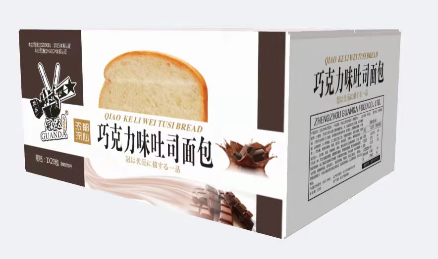 巧克力味吐司面包