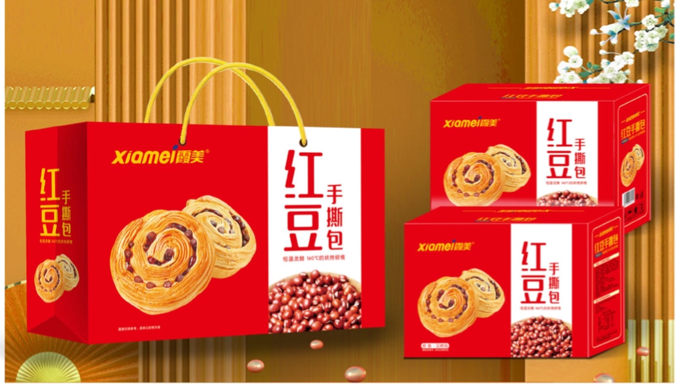 红豆手撕面包