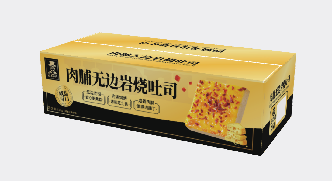 壹得利肉脯无边岩烧吐司