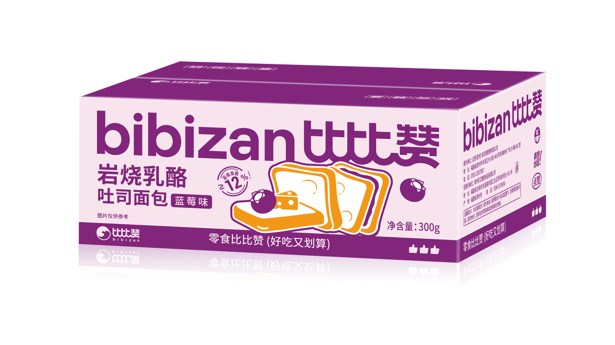 岩烧乳酪吐司面包【蓝莓味】300g