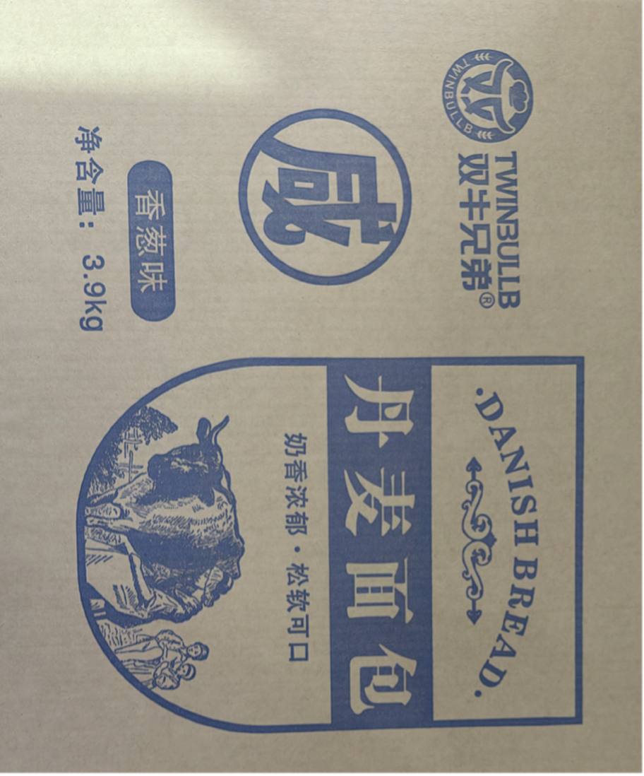 双牛兄弟丹麦面包（香葱味）3.9kg3.9千克