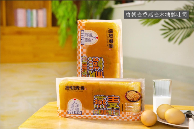 唐朝麦香燕麦木糖醇吐司400克