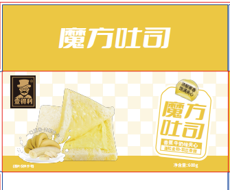 壹得利魔方吐司（香蕉牛奶味）