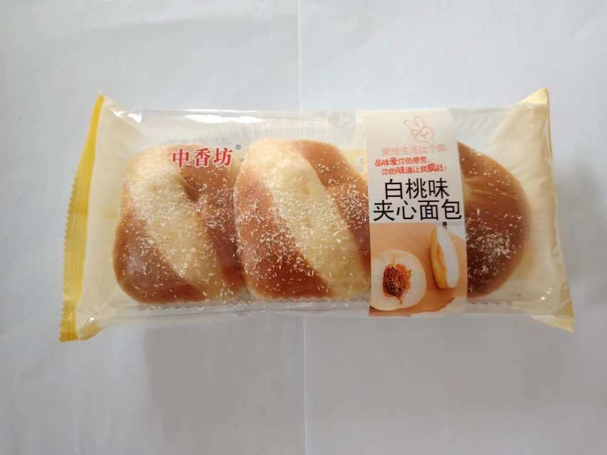白桃味夹心面包