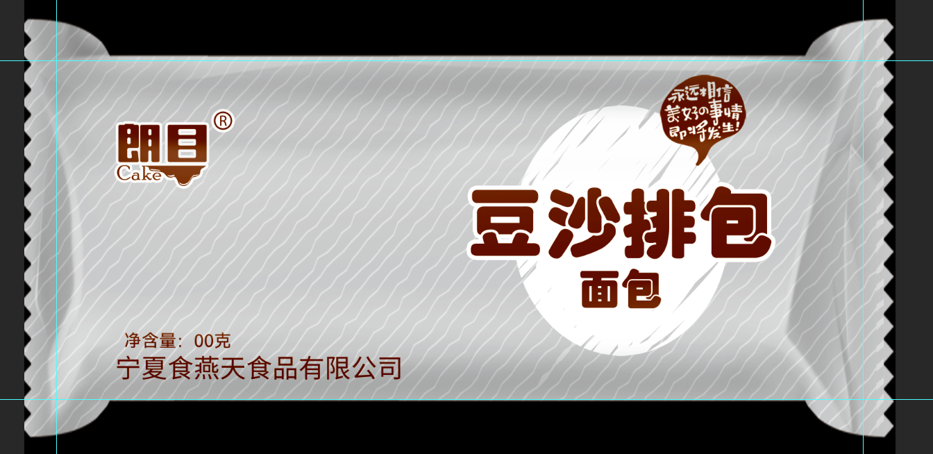 朗目豆沙排包面包248克