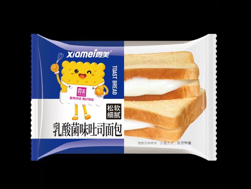 xiamei霞美乳酸菌味吐司面包1袋