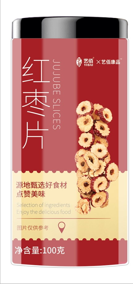 红枣片100克