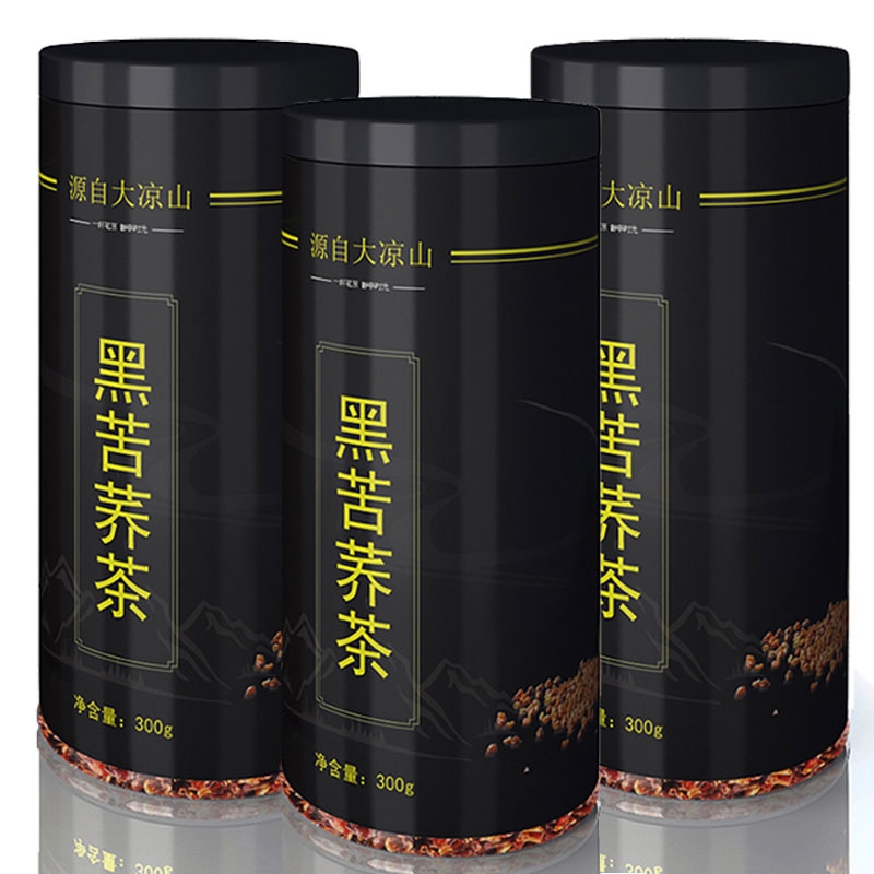 黑苦荞茶300g罐装*3