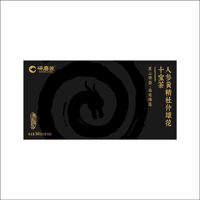 研磨匠 人参黄精杜仲雄花十宝茶