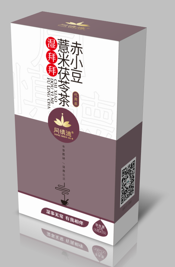 同慎德卡纸盒装赤小豆薏米茯苓茶75g