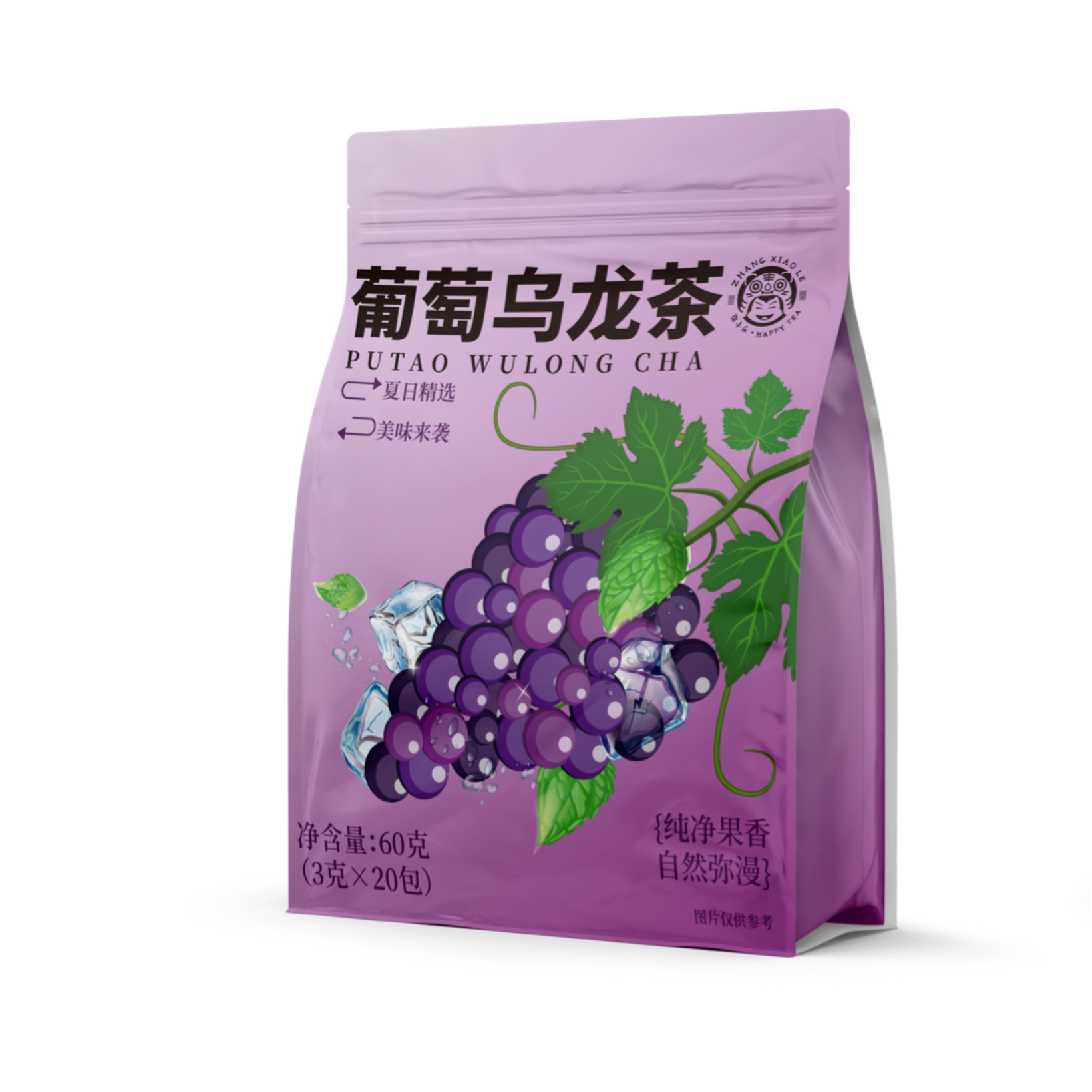 张小乐葡萄乌龙茶袋装60克