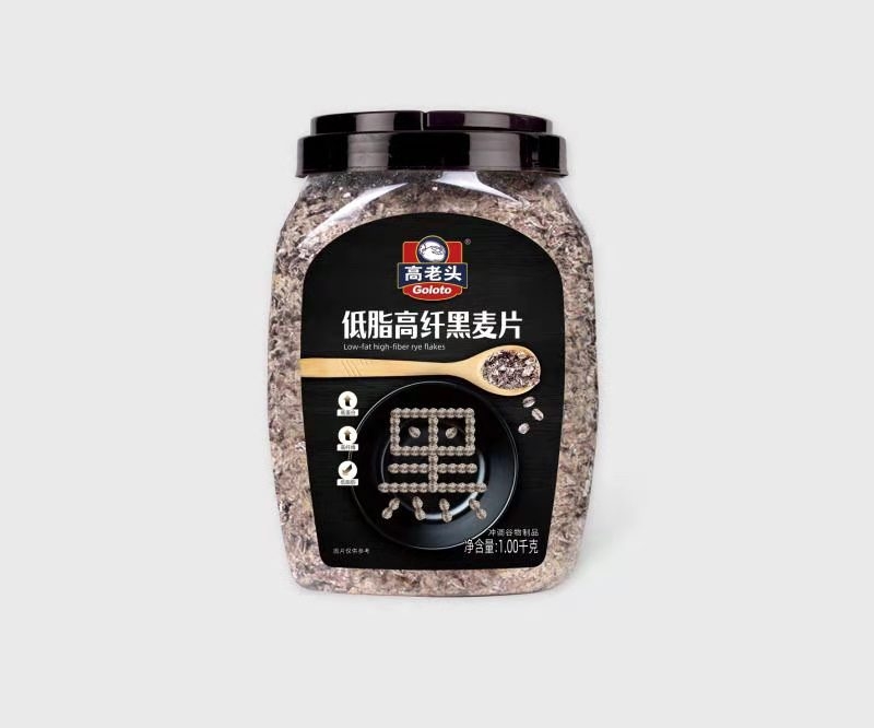 高老头1000克低脂高纤黑麦片