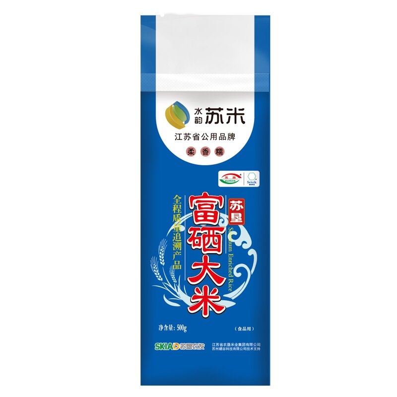 苏垦水韵苏米富硒大米