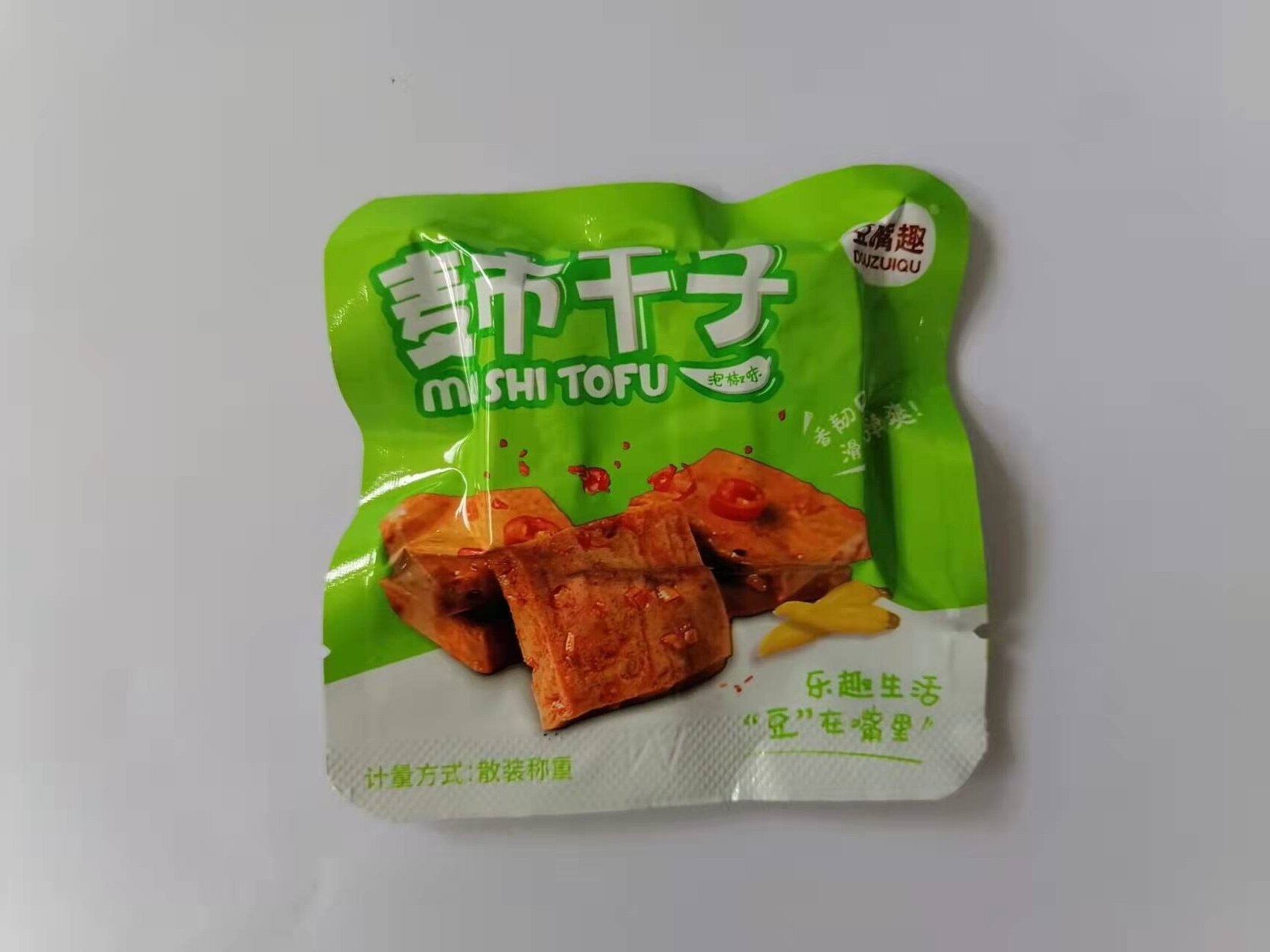 豆嘴趣麦市干子（泡椒味条状）