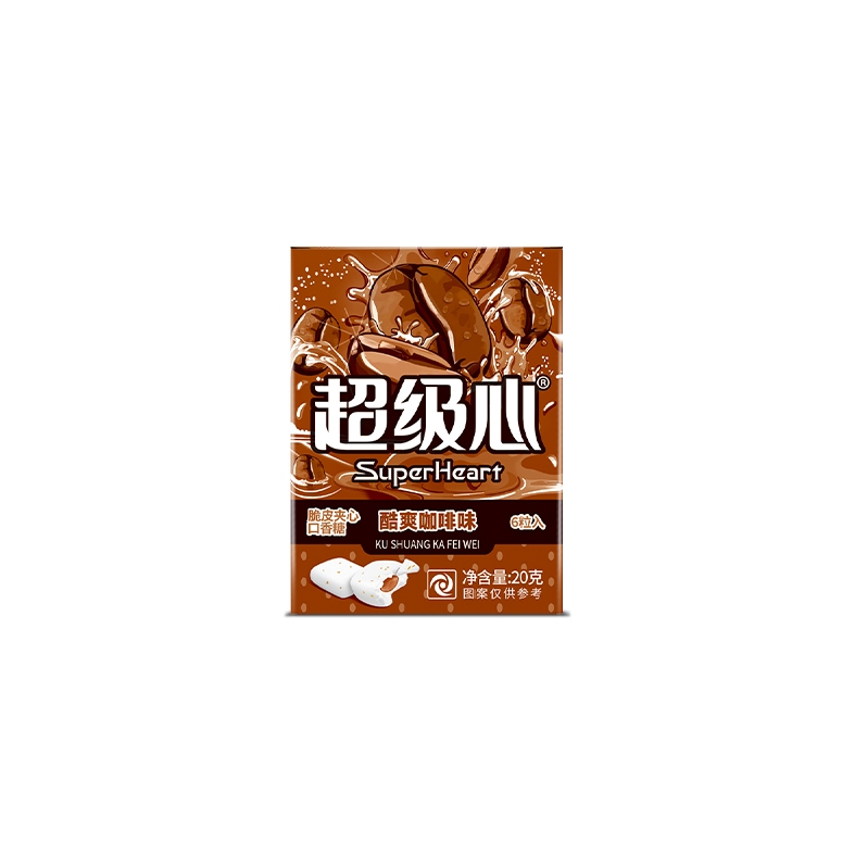 超级心脆皮夹心口香糖（咖啡味）