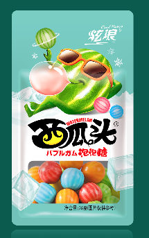 西瓜头泡泡糖