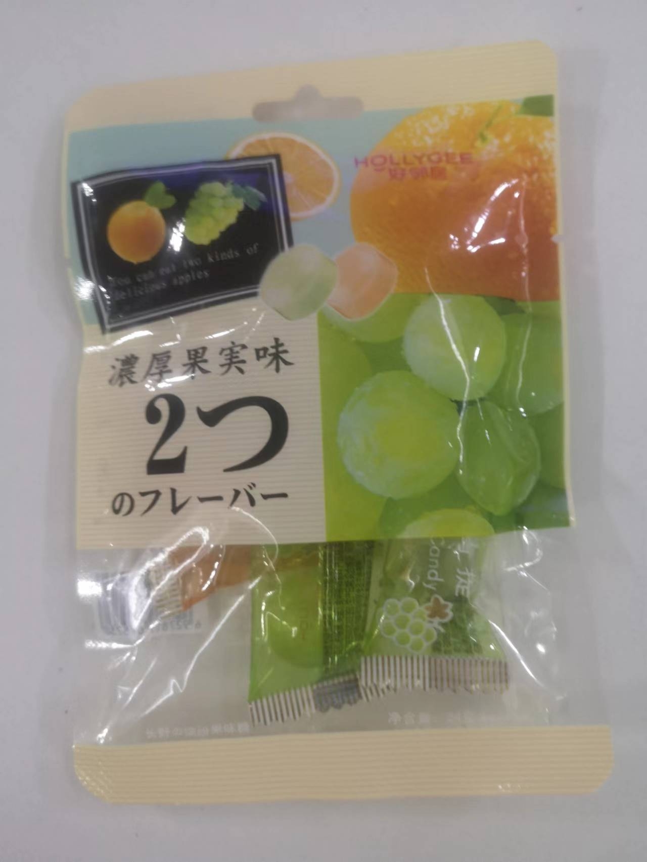 24克长野の缤纷果味糖（香橙+青提）