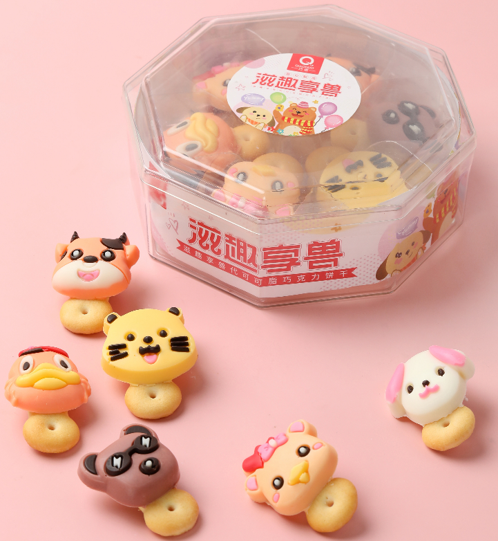 滋趣享兽巧克力饼干