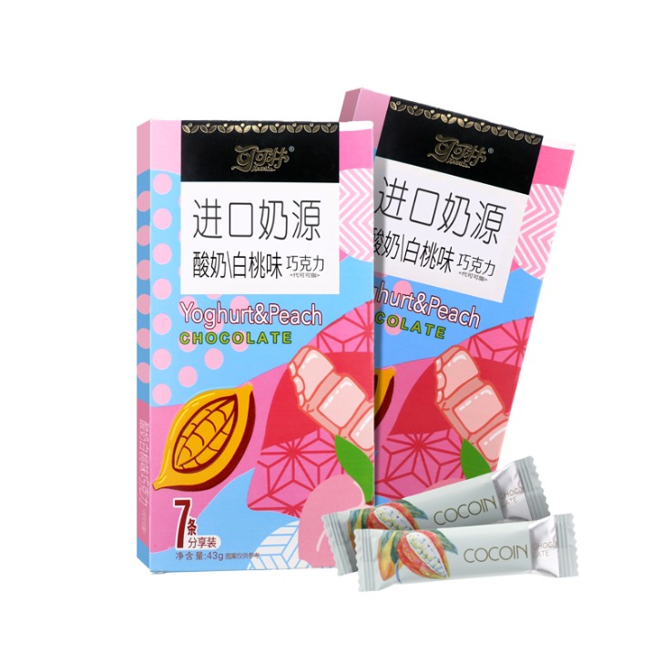 酸奶白桃味巧克力（代可可脂）