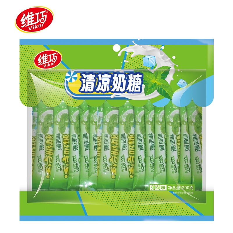 200克维巧清凉奶糖薄荷味