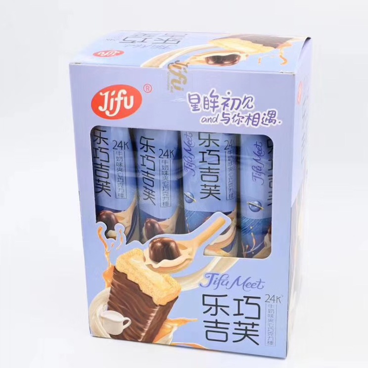 乐巧吉芙夹心巧克力棒