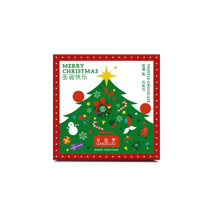 甘滋罗松露型巧克力礼盒（缤纷圣诞树）