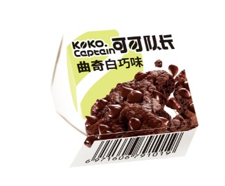 可可队长曲奇白巧味（代可可脂巧克力制品）1个