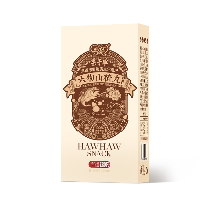怡达果子单六物山楂丸120g