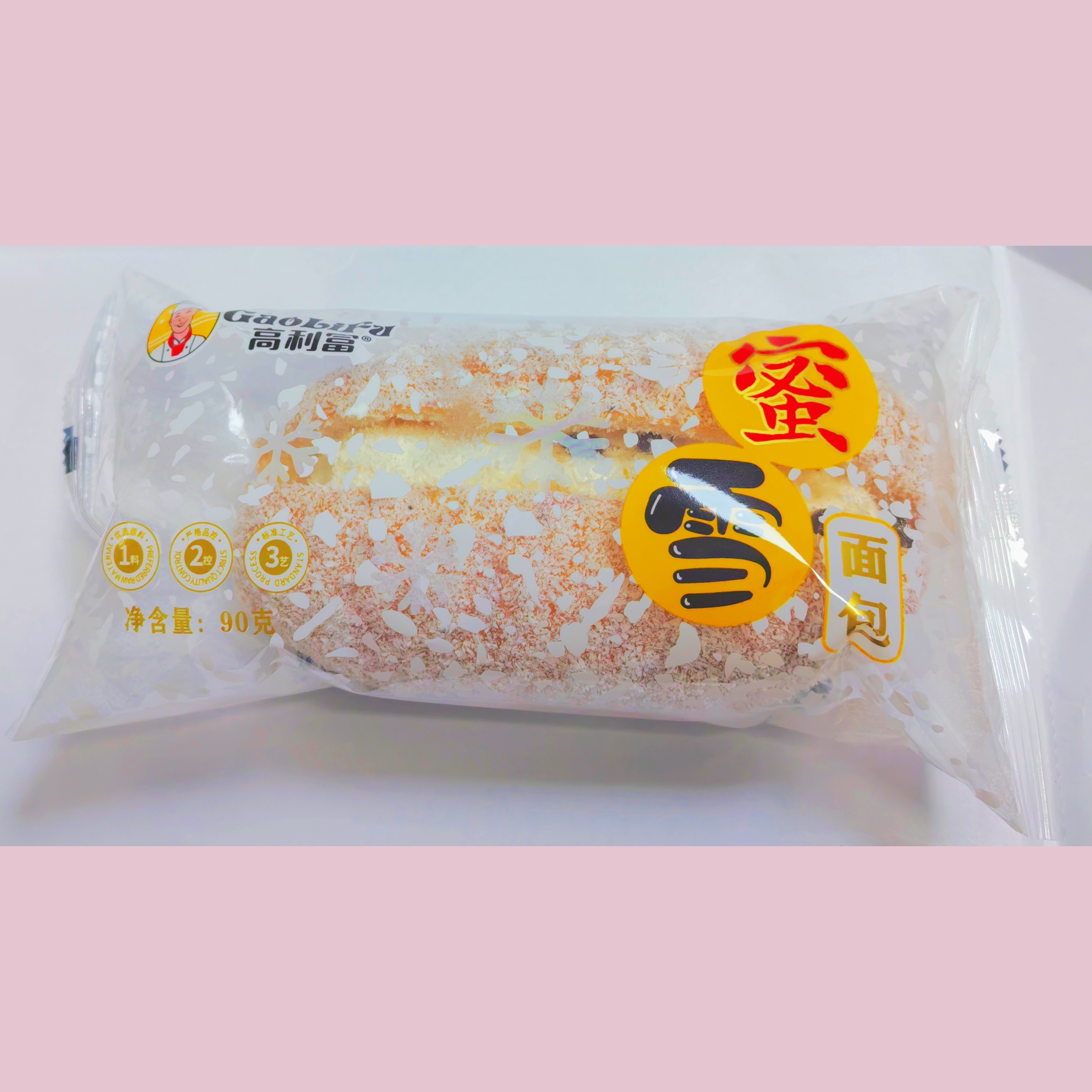 高利富蜜雪面包90克
