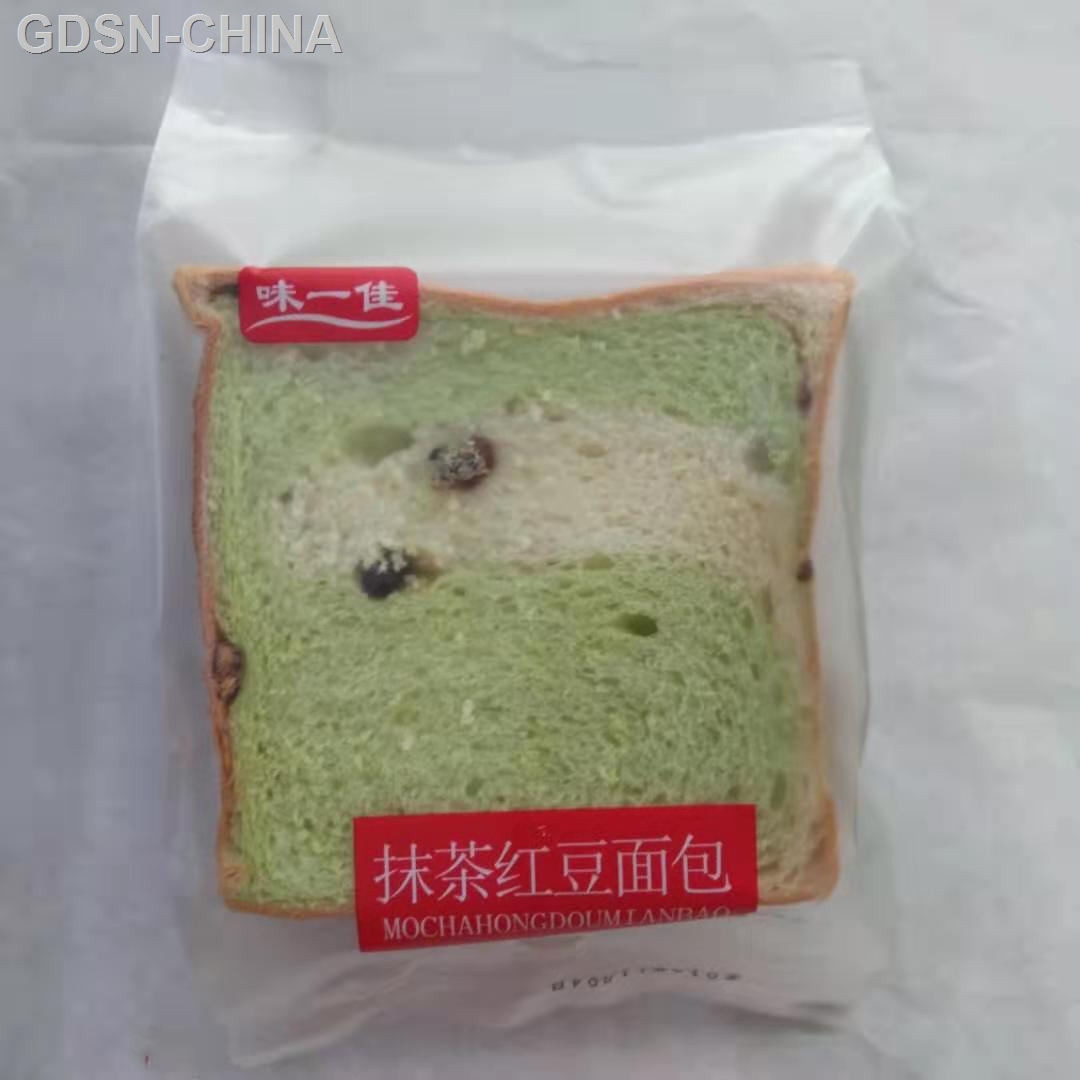 抹茶红豆面包