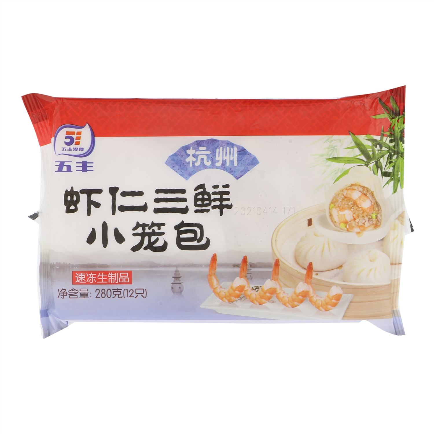 280g虾仁三鲜小笼包