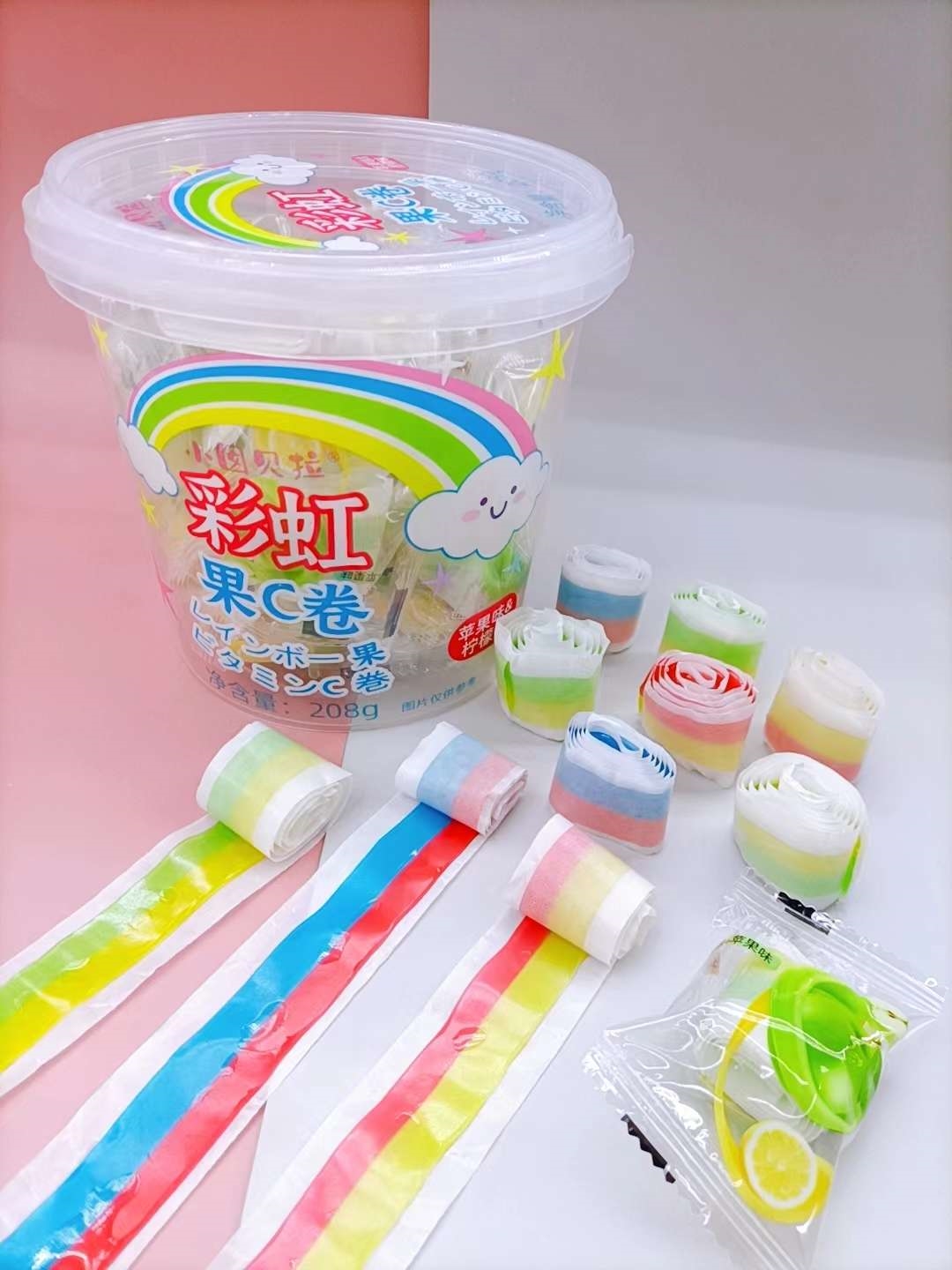 小囡贝拉彩虹果C卷 苹果+柠檬口味